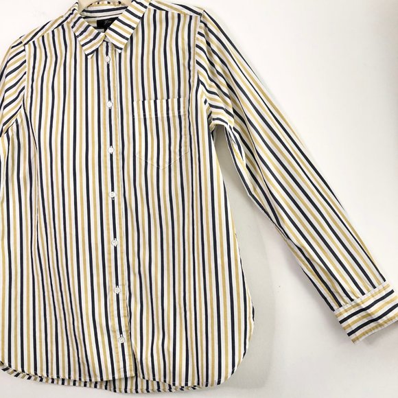 NWT J.Crew Stripe Button Up Classic Fit Boy Shirt - Picture 7 of 16